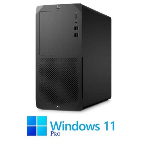 Workstation HP Z2 G9 Tower, Hexa Core i5-12400T, 32GB DDR5, 1TB SSD, Win 11 Pro